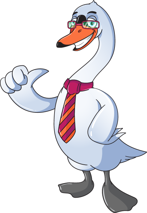 web Lakeland Swan mascot it's on me