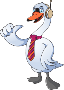 Web lakeland Contact us Swan mascot