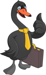 Web lakeland Client Swan mascot